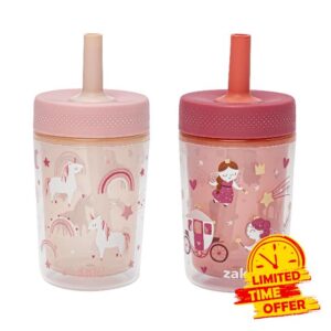 Zak Designs Capri Toddler Tumblers for Travel or at Home