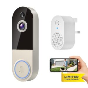 Wireless Video Doorbell with Doorbell Receiver