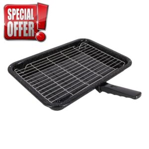 sparefixd Suitable for Bosch Grill Pan Oven Cooker with Handle Grid Stand 38cm x 27.5cm