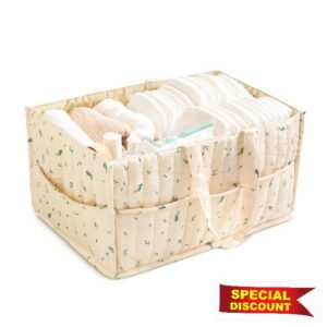 Beau & Bloom Nappy Caddy - Organic Cotton Fabric