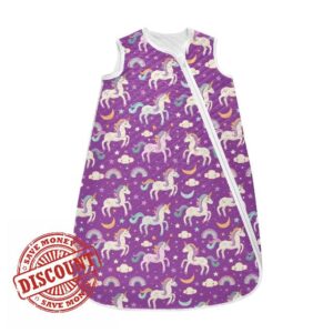 Baby Unisex Newborn Sleep Sack Wearable Blanket Sleeping Bag 0-24 Months S Unicorn Rainbow Clouds
