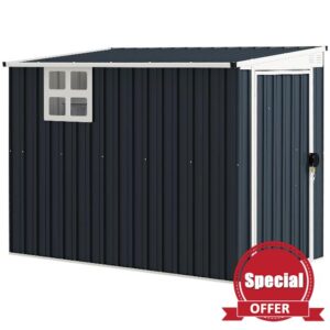 Outsunny 7.6 x 4ft Outdoor Garden Storage Shed