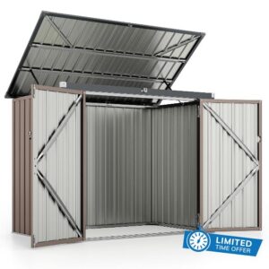 COSTWAY 6 x 3 FT Garden Storage Shed