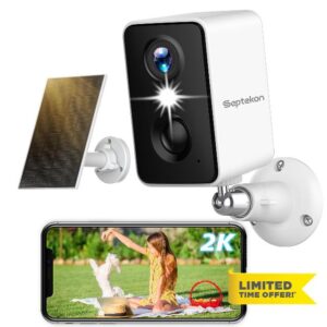 Septekon 2K Security Camera Outdoor Wireless
