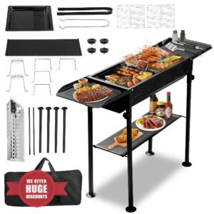 Bonnlo Portable Charcoal Barbecue Grills