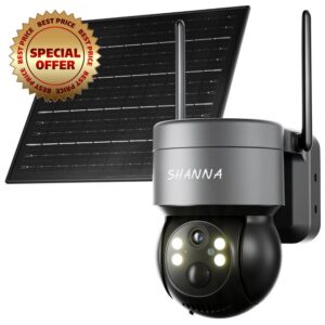 4G LTE Cellular Solar Camera with SIM Card