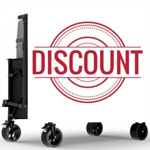 Favoyard 150L Heavy Duty Festival Trolley on Wheels