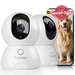 BoyKeep 2K Surveillance Cameras for Home Security