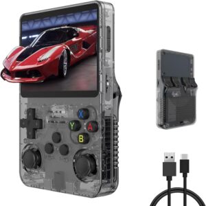 Retro Handheld Video Game Console 3.5 Inch HD Screen Open Source Linux System Built-in 30000+ Games