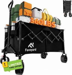 Favoyard 220L Large Capacity Festival Trolley