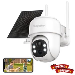 Septekon 2K Solar Security Cameras Wireless Outdoor