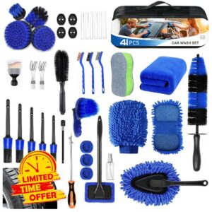 MIAOKE 41Pcs Professional Car Cleaning Kit