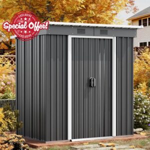 Metal Garden Storage Shed 4 x 6 FT