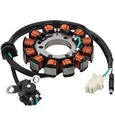 WOOSTAR 10 Coil 5 Wire Magneto Stator Replacement for 2008-2009 2012-2019 KLR 450R KLX 450A OEM 2...