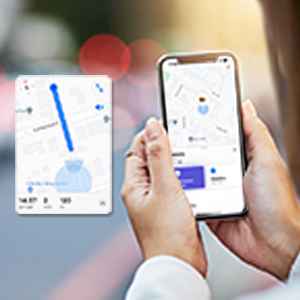 Text reads 'Image 7'. Series of hands interacting with mobile devices showing various app screens or digital interfaces.