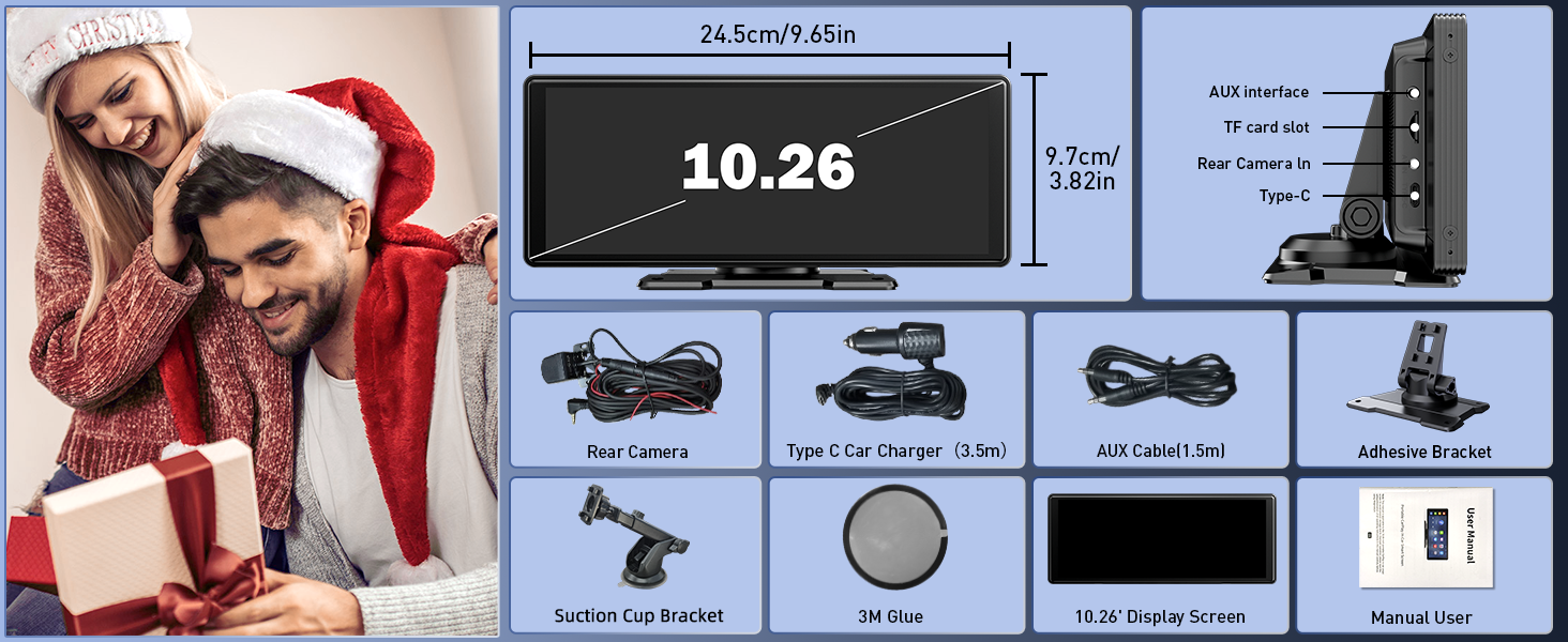 Text reads 'Convenient operation process'. Series of images showing a baking process with ingredients being combined and a cake being decorated with snowflake designs.