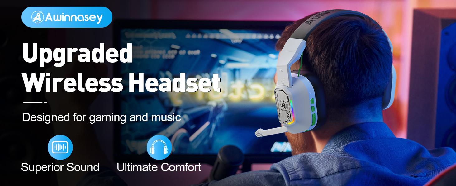 a man wearing a headset with a game controller on his head