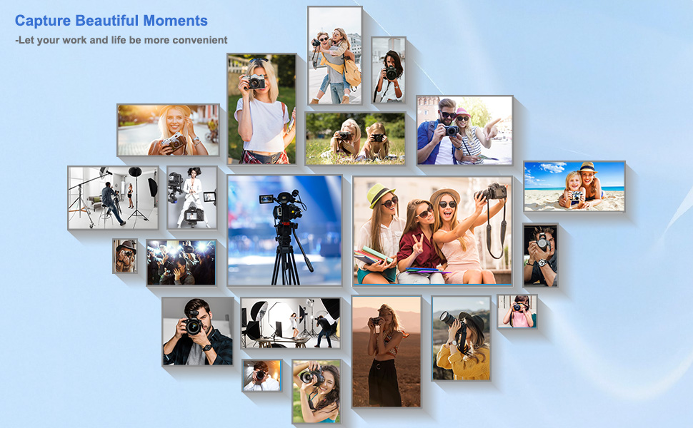 Text reads 'Captiva Beautiful Moments'. Collage-style banner showing multiple lifestyle and scenic photographs arranged horizontally.