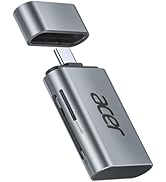 acer SD Card Reader, USB C & USB 3.0 Memory Card Reader Adapter Supports SD/Micro SD/SDHC/SDXC/MM...