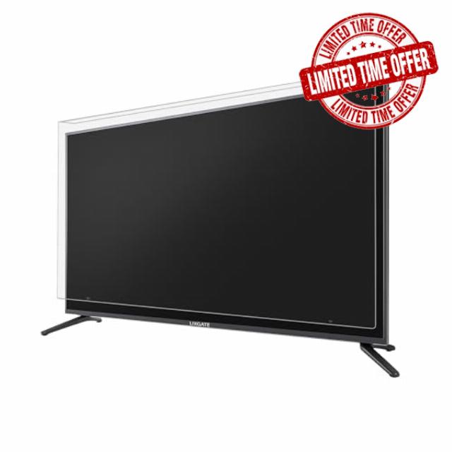 Shatterproof TV Screen Protector – 100% Clear Design That Doesn’t Affect Picture Quality – Child and Pet Friendly – Universal Fit for LCD