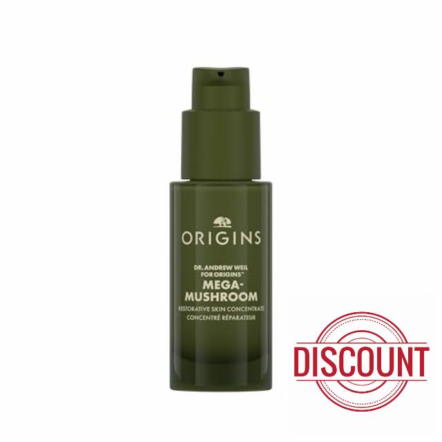 Origins Mega-Mushroom Restorative Skin Concentrate Serum | Visibly Reduces Redness & Strengthens Skin's Barrier | With Reishi Mushroom