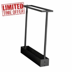 predolo Freestanding Tennis Racket Display Rack for Garage