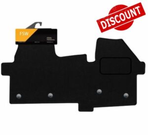 FSW - Compatible with Volkswagen Transporter T7 Automatic 2025-On Tailored Van Mat - Black Carpet