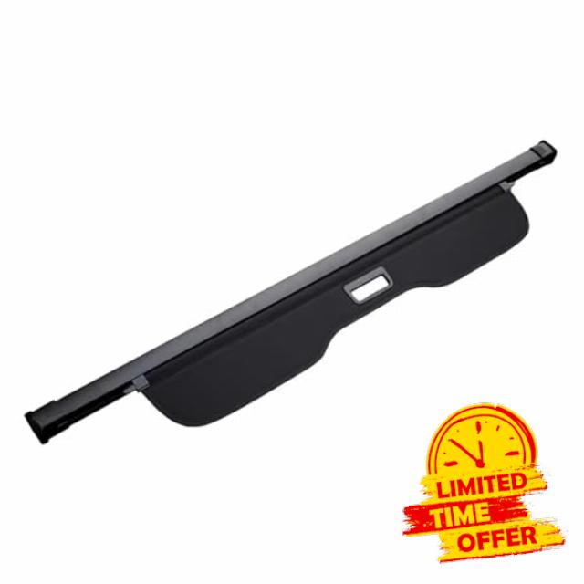 For Toyota For Land For Cruiser For Prado LC250 2024 2025 Rear Trunk Cargo Cover Car Trunk Retractable Cargo Cover(Black)