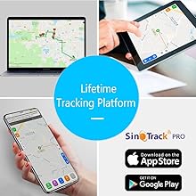 a computer and phone with a map on it.