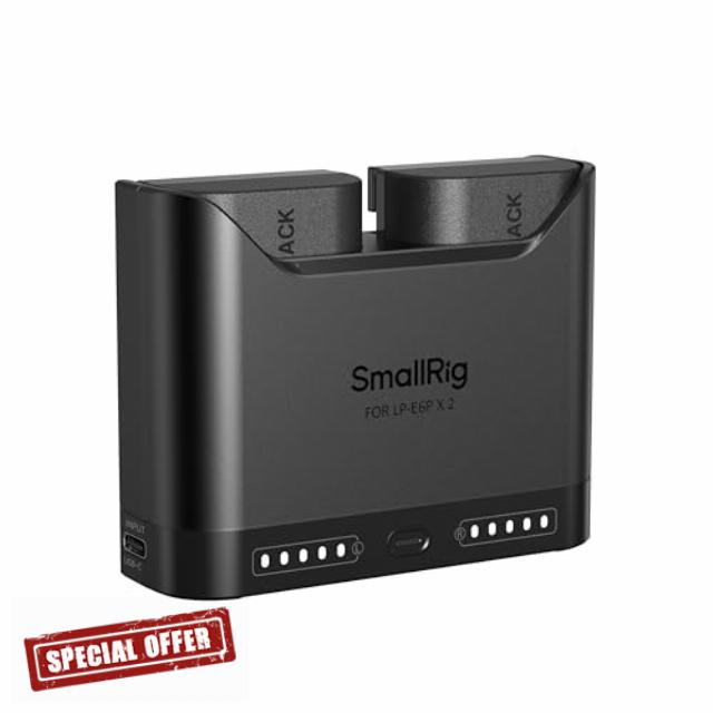 SMALLRIG LP-E6P Camera Battery Set for Canon
