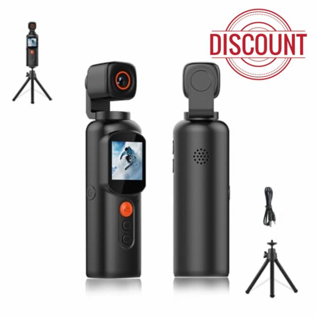 EVISTR 4K Body Camera with 40x Zoom - Audio/Video Wearable Body Worn Camera with Wi-Fi