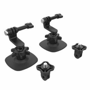 360° Rotatable Flexible Adhesive Mount for Insta360 X5 Helmet Mount X4 X3 for Go Pro Accessories for Osmo Action Sports Camera Helmet Mount (Pack of 2)