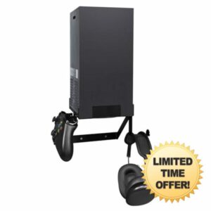 Metal Vertical Wall Mount Compatible with Xbox Series X