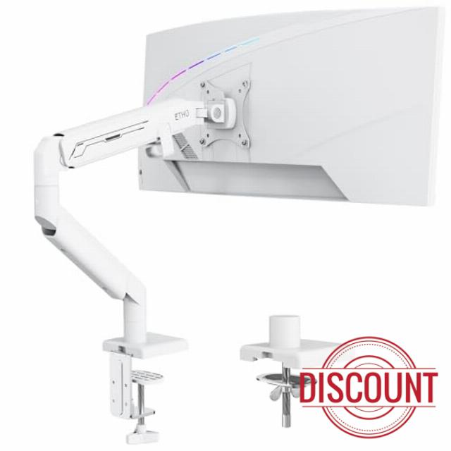 ETHU Heavy Duty Single Monitor Arm with Gas Spring