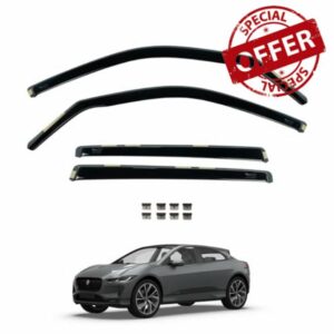 Team HEKO Wind Deflectors for Jaguar I-Pace 2018+ Front and Rear Set of Window Deflectors