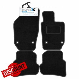 Tailored Carpet Car Mats Compatible With Seat Ibiza 2008 to 2017 – Custom Fit Floor Mats – Black Carpet – Anti-Slip Backing – Heel Pad – 4 Piece Se