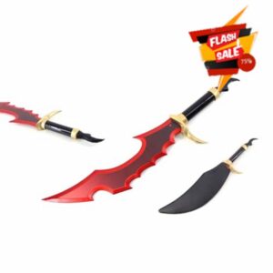 Next Level Cosplay Prop Replica Solo Levelling Knight Killer Dagger Wooden with Sheath