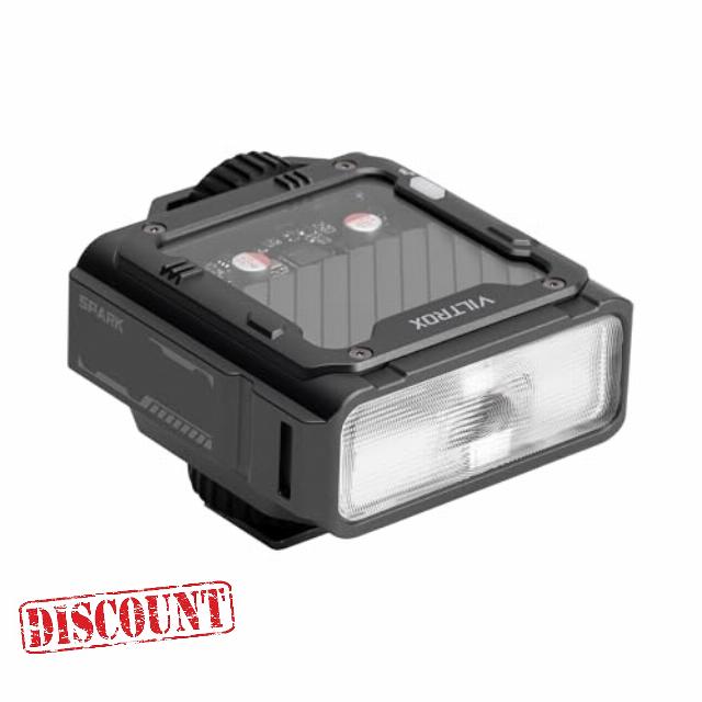 VILTROX Spark Z3 TTL On-Camera Flash 26Ws 7 Level 1s Recycle GN16 Cyber Mech Design Mini Flash (Gray