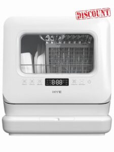 HYE Dishwasher - Countertop Dishwasher With 3 Place Settings