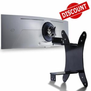 Odyssey OLED G9 VESA Mount Adapter Compatible with Samsung OLED G9 49-inch Monitors（Fits G91SD G93SC G93SD G95SC and G95SD ）– 75x75 to 100x100 Wall Mount Bracke