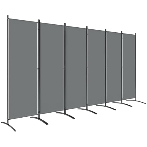 Freestanding Privacy Screen Wall with Wide Feet