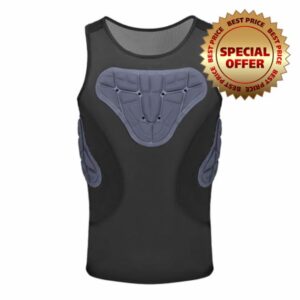 Baoblaze Men' s Padded Compression Shirt