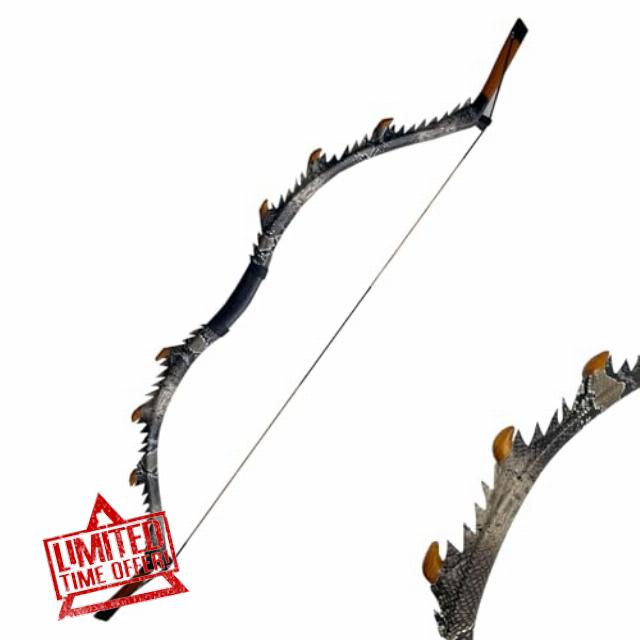 Mongolian Recurve Bow Traditional Handmade Longbow 35-55lbs Archery Wooden Hunting Horse Bow Fit for Right and Left Hand Adult Archery Bows