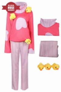 Lucifer Costume Hazbin Hotel Cosplay Lucifer Pajamas Duck Nightwear Halloween Carnival
