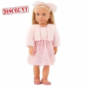 Our G Miranda 18-Inch Fashion Doll with Pink Star Pattern Dress