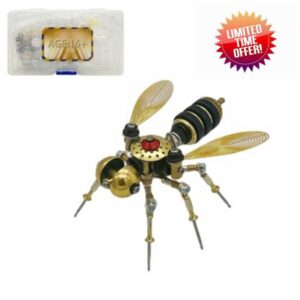 3D Metal Puzzle Steampunk Bee Model Kit