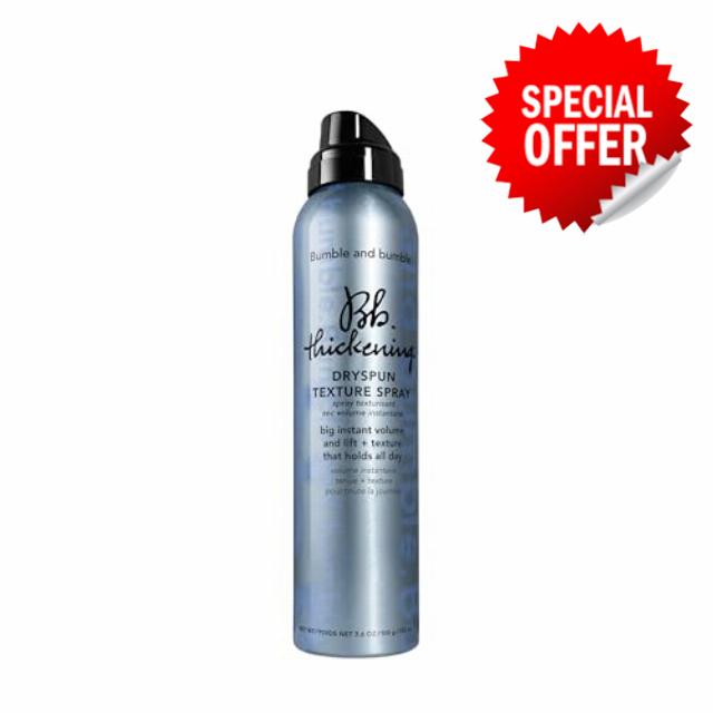 Bumble and bumble. Thickening Dryspun Texture Spray | Volumizing + Adds Texture | Straight to Wavy