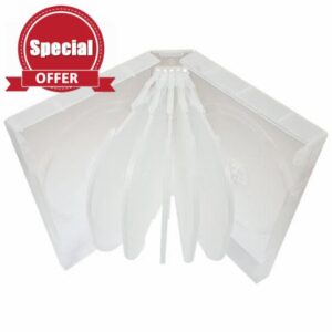 River 12-Way Frosty Clear 39mm DVD Case – Holds 12 Discs