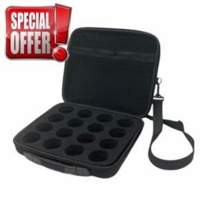 Pool Ball Carrying Case - Portable Pool Ball Organizer Cases | Billiard Travel Organizer Bag - for Game Night Indoor Outdoor Activities Competition Training