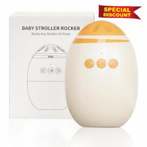 Auto Baby Rocker with White Noise Machine - Adjustable Baby Bouncer for Crib & Stroller